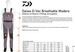 Wodery i spodniobuty Daiwa D-VEC Breathable Waders