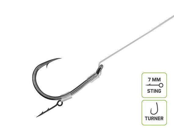 Przypon Feederowy Delphin Fluoro Sting Turner