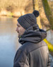 Czapka zimowa z pomponem Matrix Grey Sherpa Bobble Hat