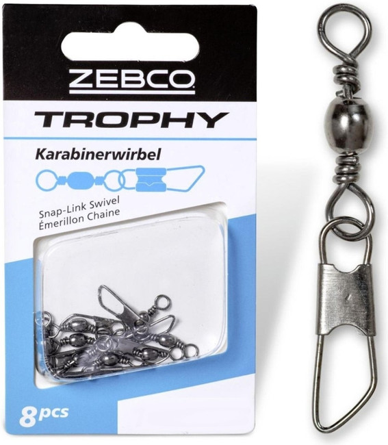 Agrafka z krętlikiem Zebco Trophy Carbine Swivel